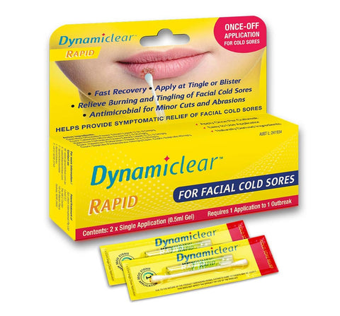 Dynamiclear Rapid Cold Sore Treatment  2 Pack