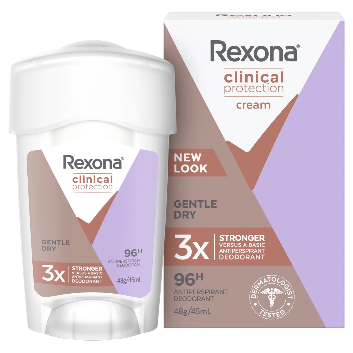 Rexona Clinical Protection Antiperspirant Deodorant 45g  Gentle Dry