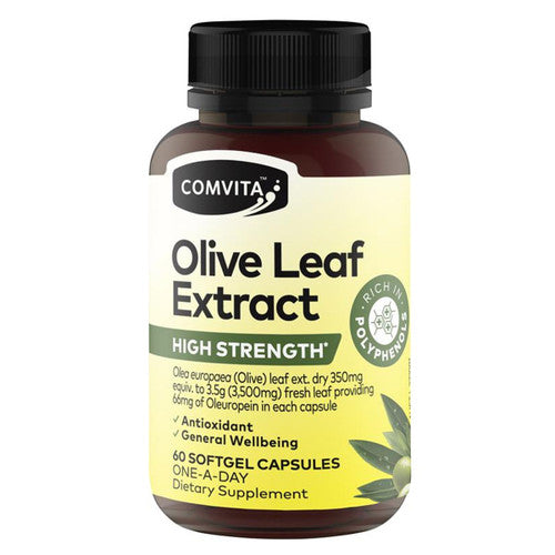 Comvita Olive Leaf Extract High Strength 60 Capsules