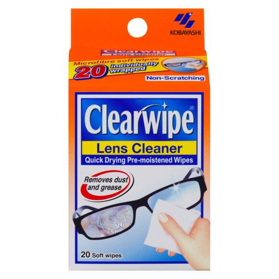 Clearwipe Lens Clean 20 Pack