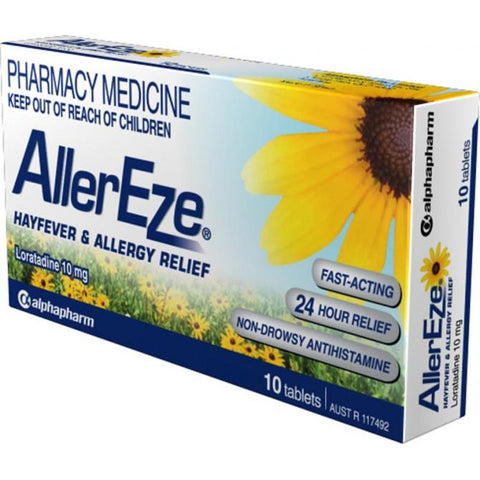 ALLEREZE 10MG 10 TABLETS