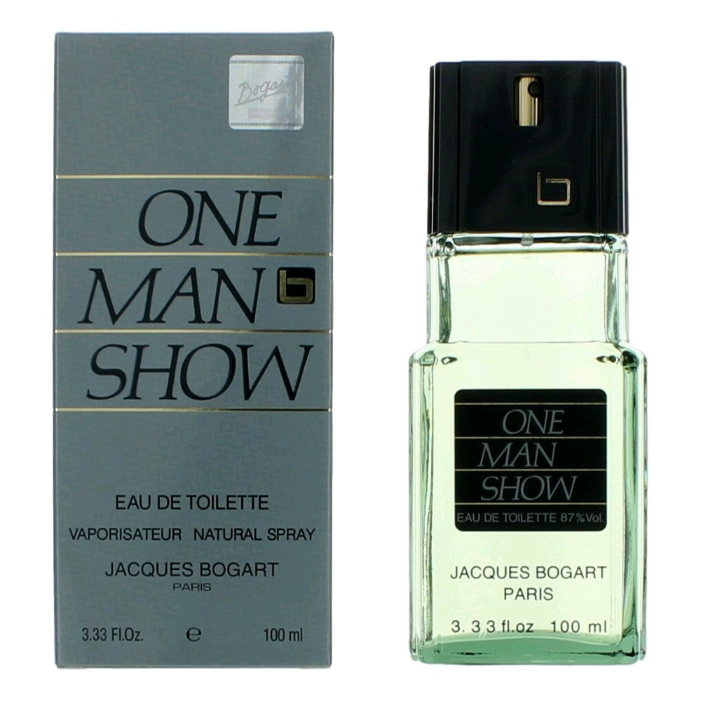 Jacques Bogart One Man Show Eau de Toilette, Cologne for Men, 3.33 Oz - 100ML