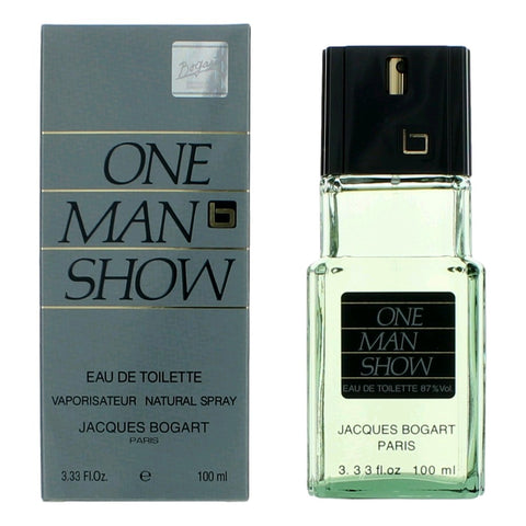 Jacques Bogart One Man Show Eau de Toilette, Cologne for Men, 3.33 Oz - 100ML