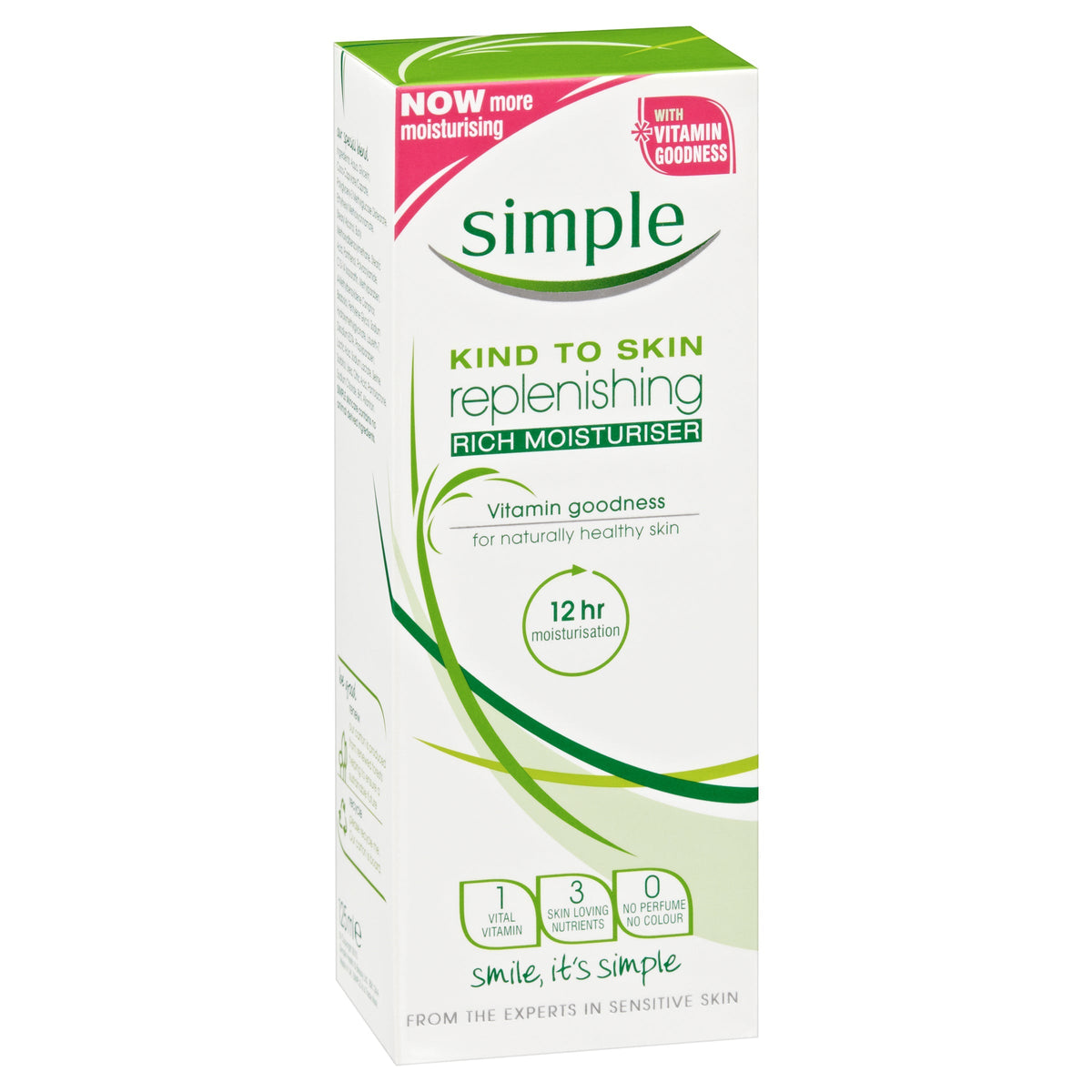 Simple Kind To Skin Rich Moisturiser Replenishing 125ml