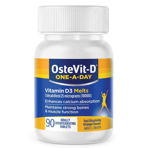 OsteVit-D One-a-Day Vitamin D3 Melts 90 Tablets