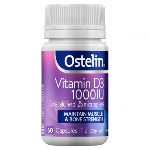 Ostelin Vitamin D3 1000IU 60 Capsules