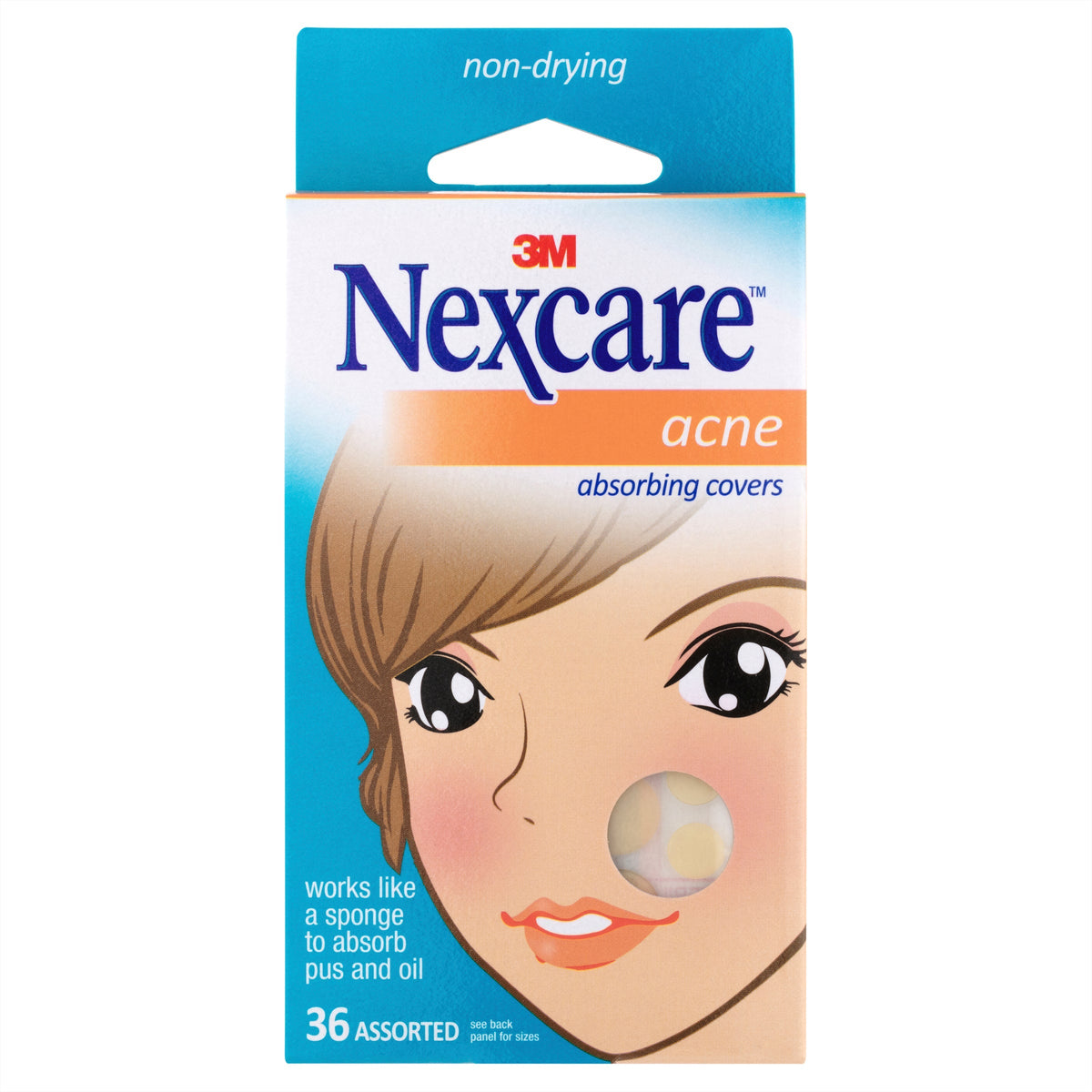 NEXCARE ACNE COVER ASSORTED 36 PACK