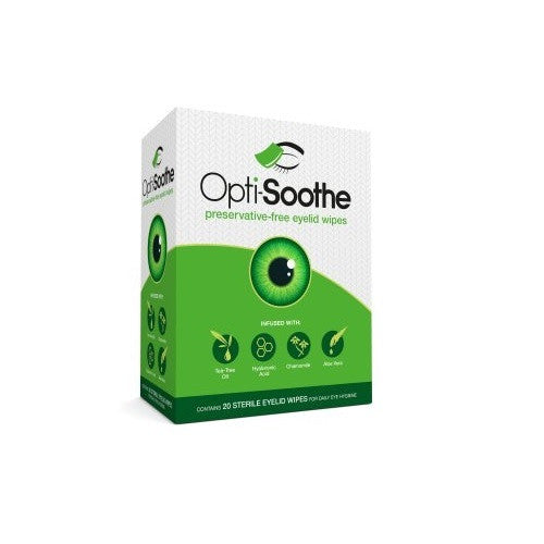 Opti-Soothe Eyelid Wipes  20 Pack