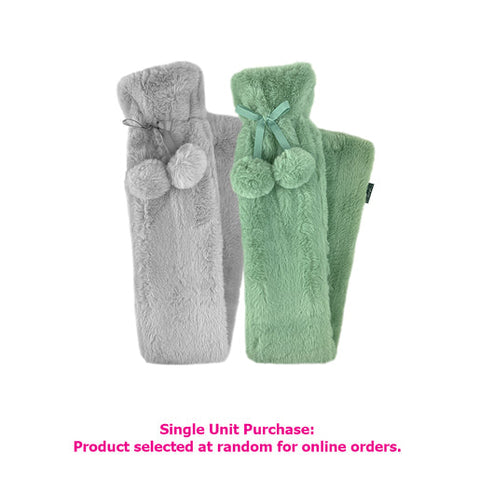 Sweet Little Things Cosy Queen Long Body Hot Water Bottle in Grey or Sage 1ea