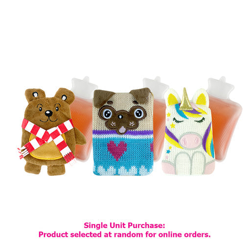 Sweet Little Things Mini Hottie Novelty Hand Warmer in Dog, Bear or Unicorn Print 1ea