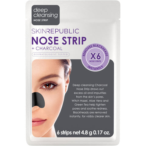 Skin Republic Nose Strips + Charcoal 6 pack