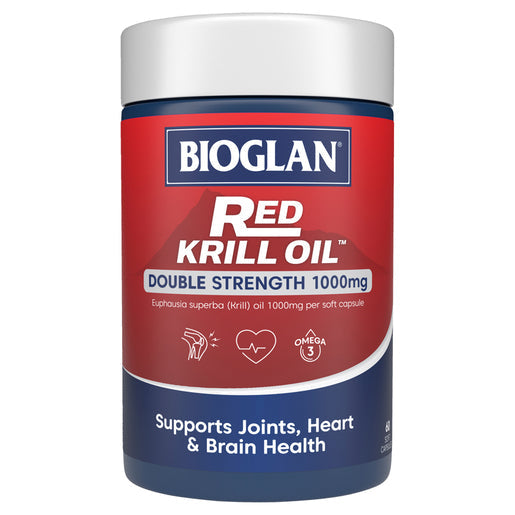 Bioglan Red Krill Oil Double Strength 1000mg 60 capsules