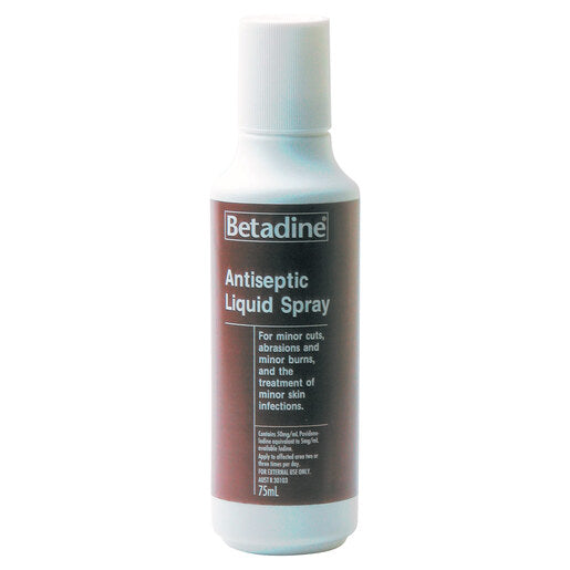 Betadine Antiseptic Liquid Spray 75 ml