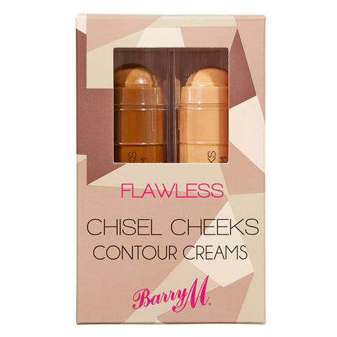Barry M Chisel Cheeks Contour Cream Sticks 2 piece