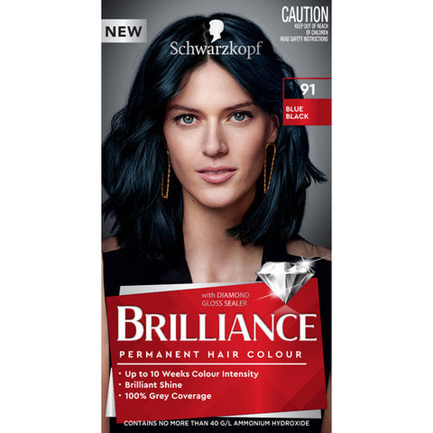 Schwarzkopf Brilliance 91 Blue Black 1 kit