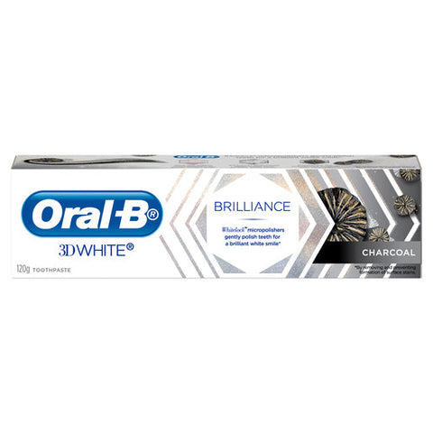 Oral-B 3D White Brilliance Charcoal Toothpaste 120 g