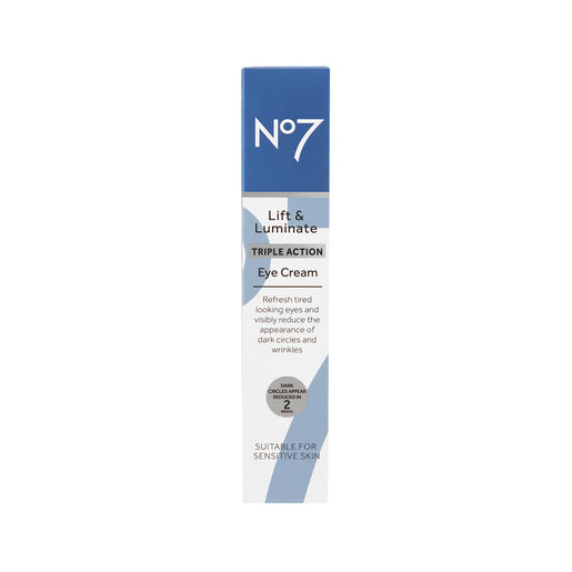 No7 Lift & Luminate TRIPLE ACTION Eye Cream 15 ml