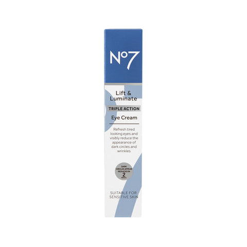 No7 Lift & Luminate TRIPLE ACTION Eye Cream 15 ml
