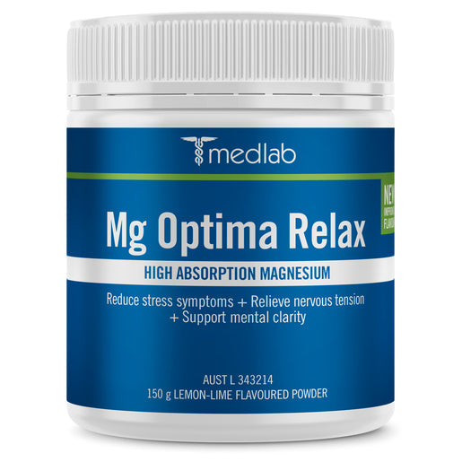 MEDLAB Mg Optima Relax™ Lemon & Lime 150 g