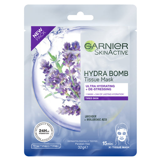 Garnier SkinActive Hydra Bomb Tissue Face Mask Lavender 1 ea