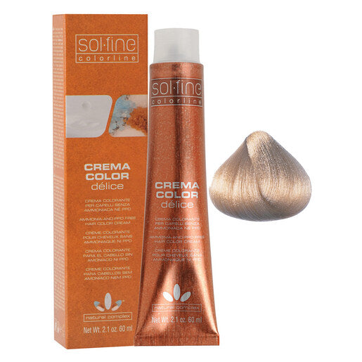 Solfine Crema Colour Délice 9 Very Light Blonde 60 ml