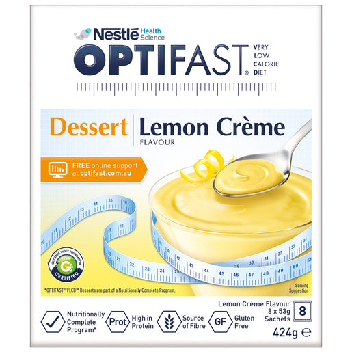 Optifast VLCD Dessert Lemon Crème Flavour 8 pack