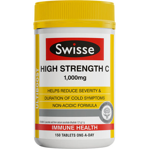 Swisse Ultiboost High Strength C 1,000mg 150 tablets