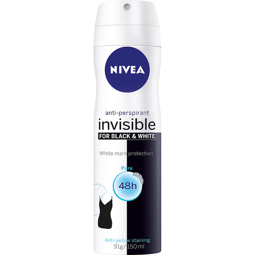 NIVEA Antiperspirant Deodorant Invisible Pure 150 ml