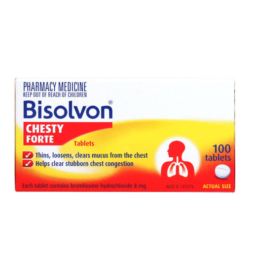 BISOLVON Chesty Forte 100 tablets