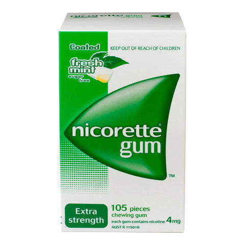 NICORETTE® Gum Fresh Mint 4mg 105 pack