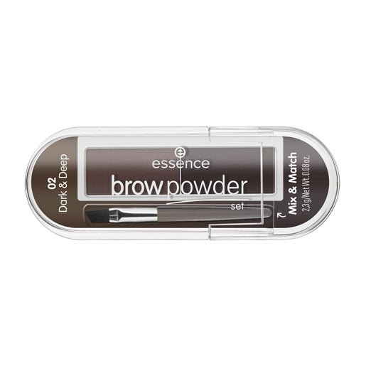 Essence Brow Powder - 02 Dark & Deep 2.3 g