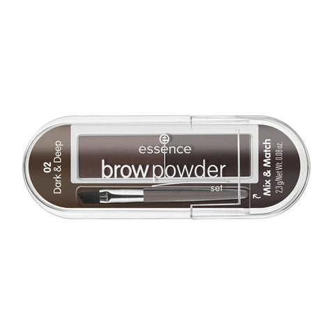 Essence Brow Powder - 02 Dark & Deep 2.3 g