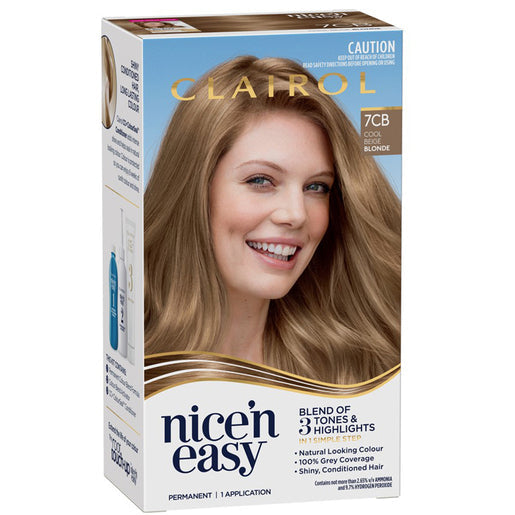 Clairol Nice 'N Easy 7CB Dark Champagne Blonde Permanent Hair Colour 1 pack