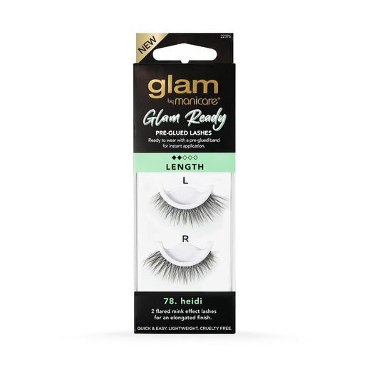 Glam by Manicare Glam Ready Pre-glued Lashes 78. Heidi 1 pair