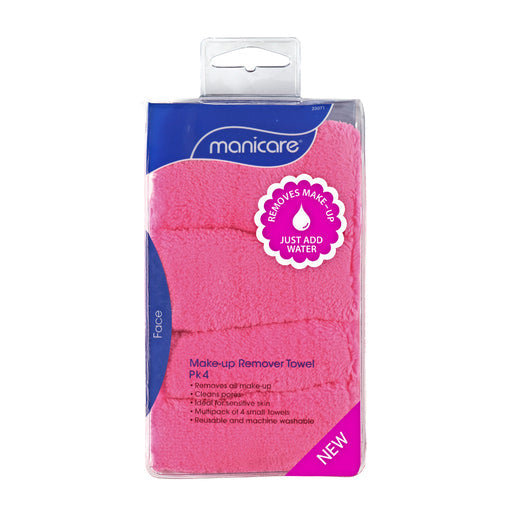 Manicare Make-up Remover Towels 4 pack