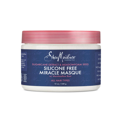SheaMoisture Sugarcane Extract & Meadowfoam Seed Silicone Free Miracle Masque 340 g