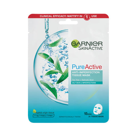 Garnier Pure Active Anti-Imperfection Tissue Face Mask 1 ea