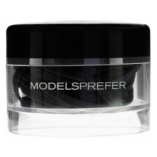 Models Prefer Super Slim Hair Elastics Black 18 pack