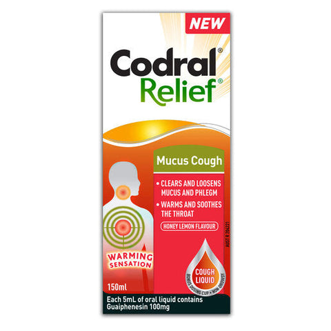 CODRAL® Relief Mucus Cough Warming Sensation 150 ml