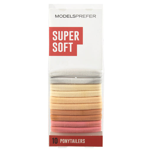 Models Prefer Super Soft Ponytailers Assorted 10 pack