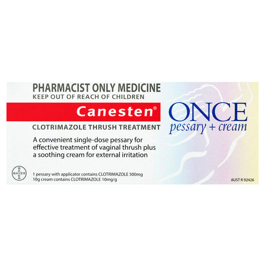 Canesten Once Clotrimazole Pessary & Cream 1 pack