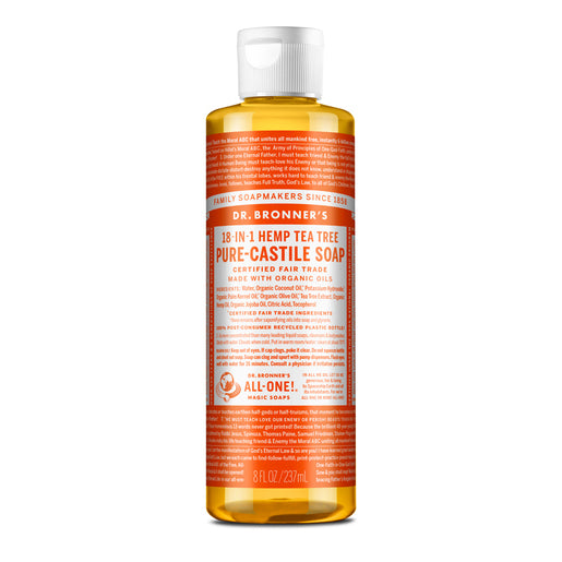 DR. BRONNER'S Tea Tree Pure-Castile Liquid Soap 237 ml