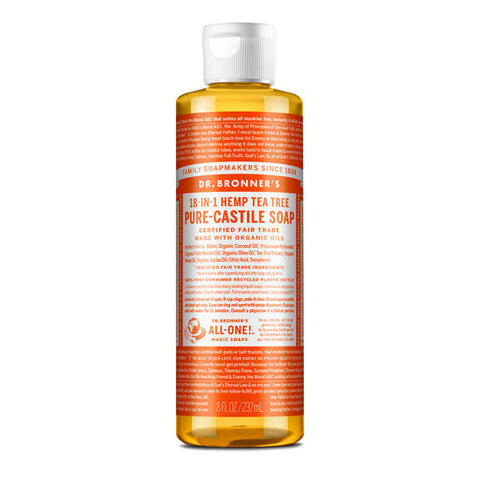DR. BRONNER'S Tea Tree Pure-Castile Liquid Soap 237 ml