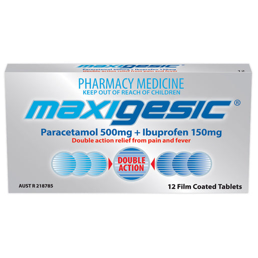 MAXIGESIC Maxigesic 12 tablets