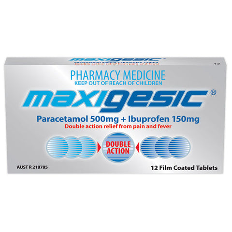 MAXIGESIC Maxigesic 12 tablets