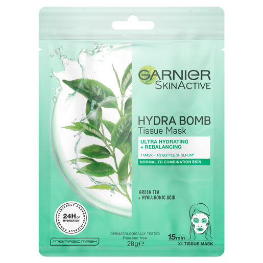 Garnier SkinActive Hydra Bomb Tissue Face Mask Green Tea 1 ea