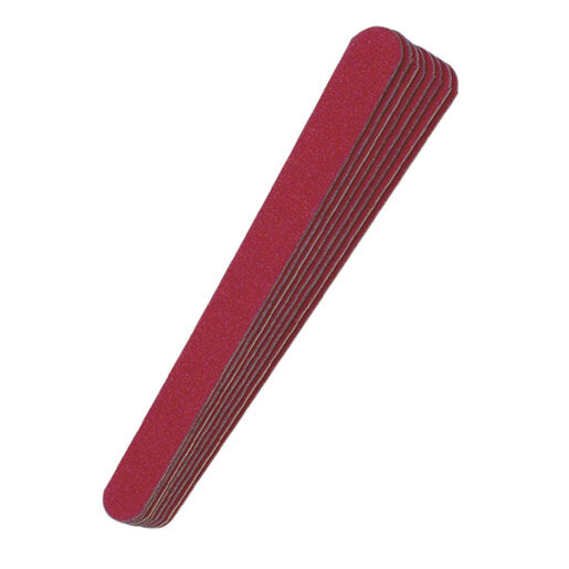 Manicare Emery Boards in Burgundy & White 120mm 8 pack