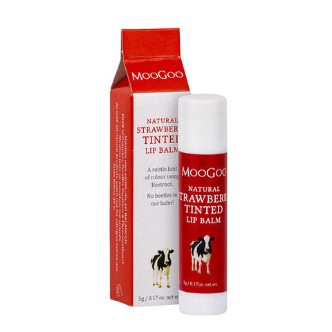 MOOGOO Lip Balm Strawberry Tinted 5 g