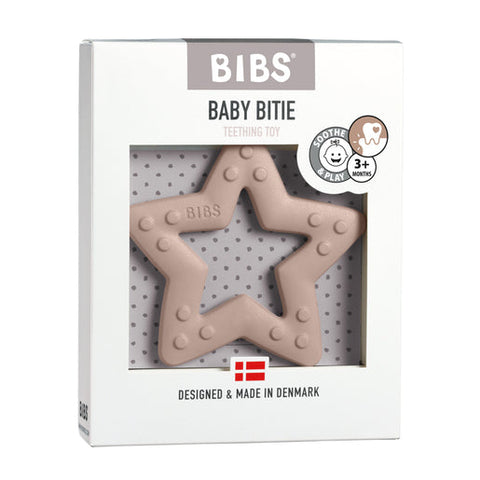 Bibs Baby Bitie Teether Star - Blush 1 ea