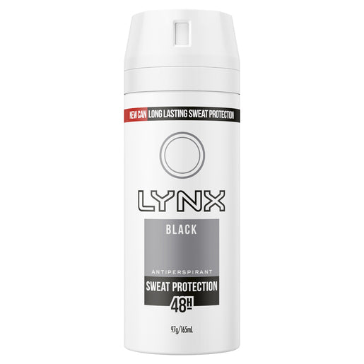 Lynx Antiperspirant Aerosol Black 165 ml